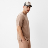 Футболка мужская из органического хлопка MINAKU REGULAR FIT: цвет бежевый, р-р 56