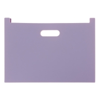 Папка для бумаги А4 пластиковая Calligrata, 12 отделений, фиолетовая