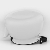 Чайник сферический без деколи, 3 л, индукция, цвет белый Чайник сферический без деколи, 3 л, индукция, цвет белый