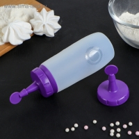 Ёмкость для крема и айсинга Доляна, 5,5&times;17 см, 2 насадки