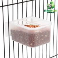 Кормушка для птиц внутренняя матовая с разделителем 9,6 х 8,8 х 5 см Кормушка для птиц внутренняя матовая с разделителем 9,6 х 8,8 х 5 см