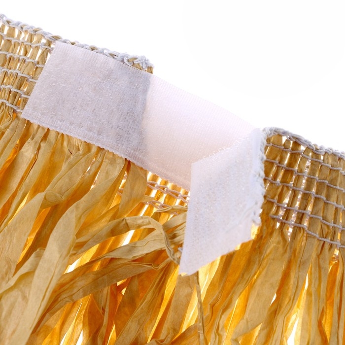 Гавайская юбка, 60 см, цвет бежевый