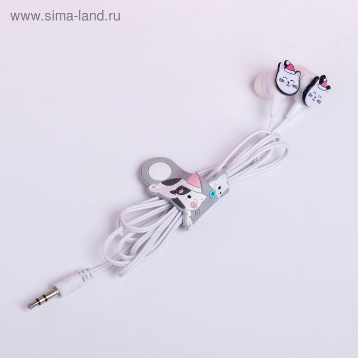 Зарядное устройство, попсокет, наушники, флешка и штекер &laquo;Happy meow box&raquo;, набор