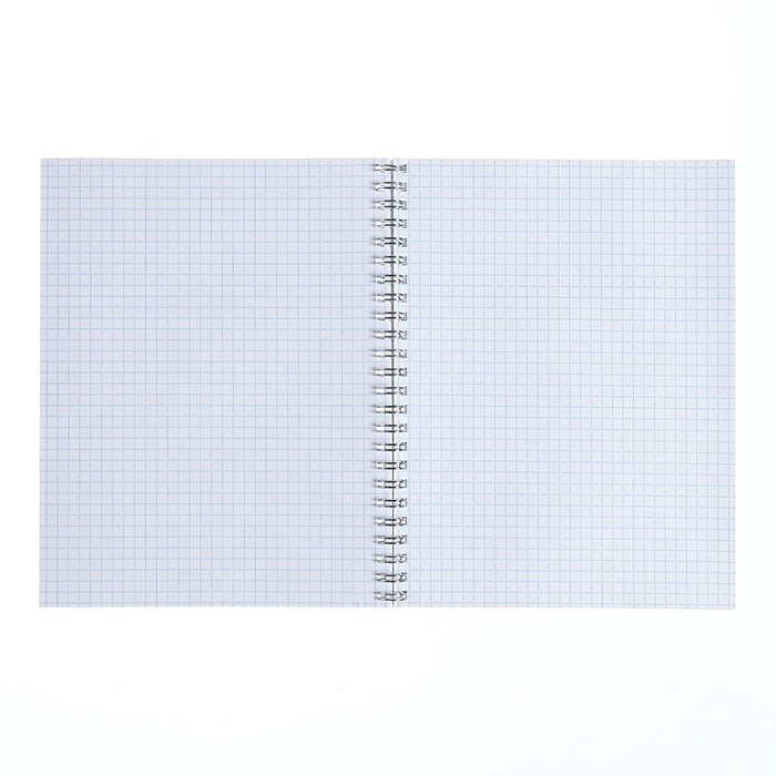 Тетрадь 48 листов, в клетку, на гребне Тетрадь 48 листов, в клетку, на гребне "Моноколор.Классика", обложка мелованный картон, вд-лак, МИКС