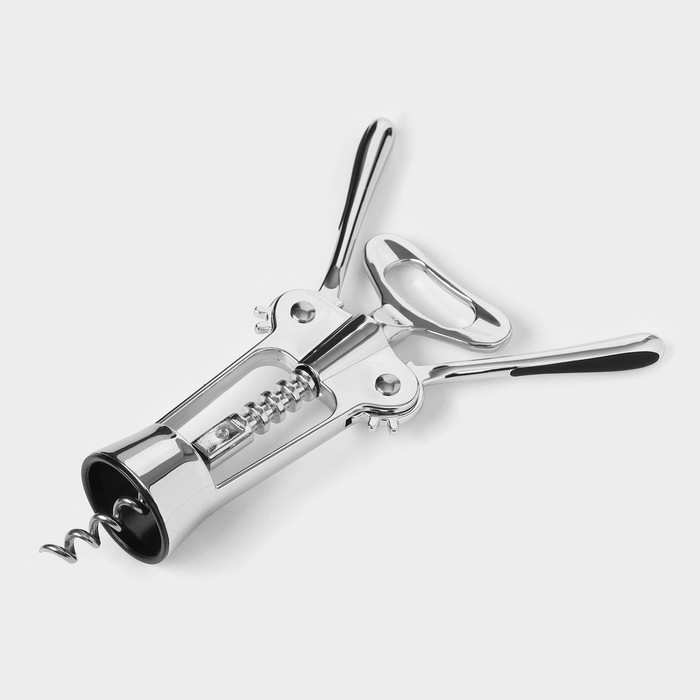 Штопор Доляна &laquo;Идея&raquo;, 18 см, цвет серебряный