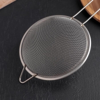 Набор сит Доляна, 3 шт, d=12 см,14 см, 16 см, цвет серебристый Набор сит Доляна, 3 шт, d=12 см,14 см, 16 см, цвет серебристый