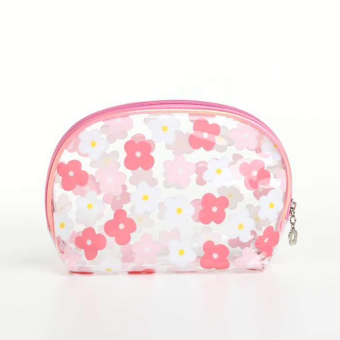 Набор косметичек 2 в 1 на молнии, цвет розовый
