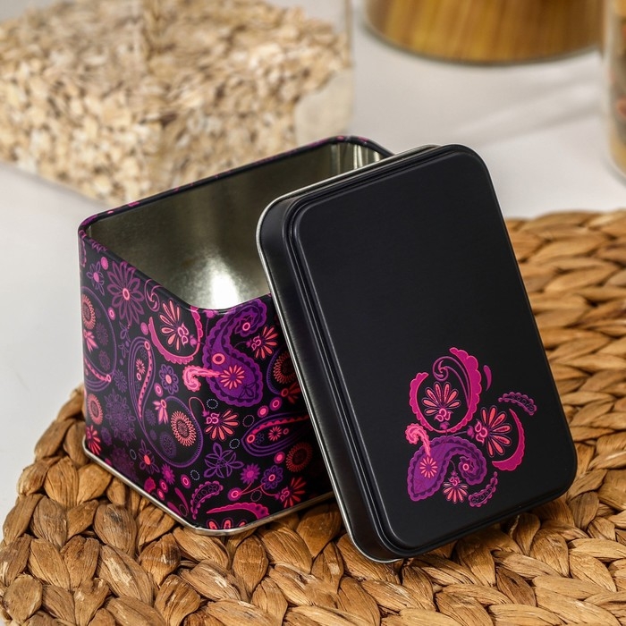 Банка для сыпучих продуктов &laquo;Бута&raquo;, 400 мл, цвет лиловый