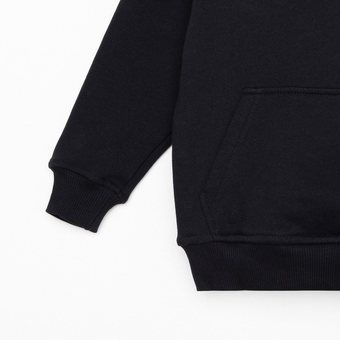 Костюм детский (худи, брюки) KAFTAN Костюм детский (худи, брюки) KAFTAN "Basic line", размер 32 (110-116), цвет чёрный