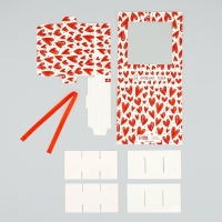 Коробка под 9 конфет с ячейками &laquo;Я люблю тебя&raquo; 14.5 х 13.5 х 3.5 см