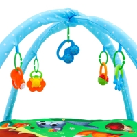 Развивающий коврик с дугами &laquo;Лесные зверята&raquo;, 85х85 см, Крошка Я,