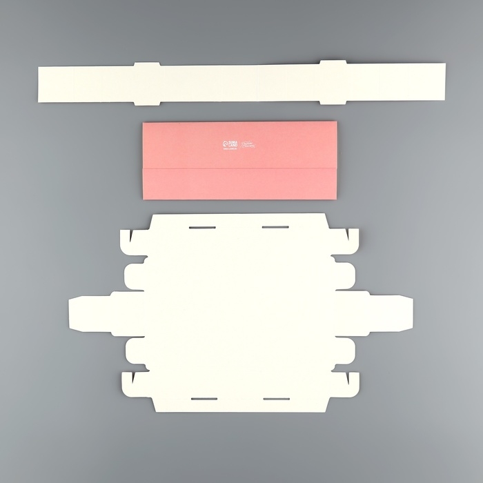 Коробка для конфет, кондитерская упаковка, 5 ячеек, &laquo;С любовью!&raquo;, 5 х 21 х 3.3 см