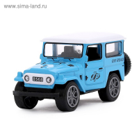 Машина металлическая «Джип», инерционная, МИКС Машина металлическая «Джип», инерционная, МИКС