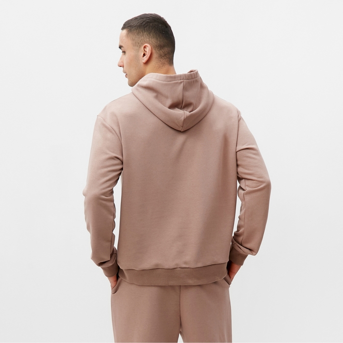 Толстовка мужская MINAKU: Casual Collection цвет темно-бежевый, р-р 52