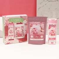 Подарочный набор косметики &laquo;Сияй!&raquo;, гель для душа 250 мл и скраб для тела соляной 250 г, ЧИСТОЕ СЧАСТЬЕ