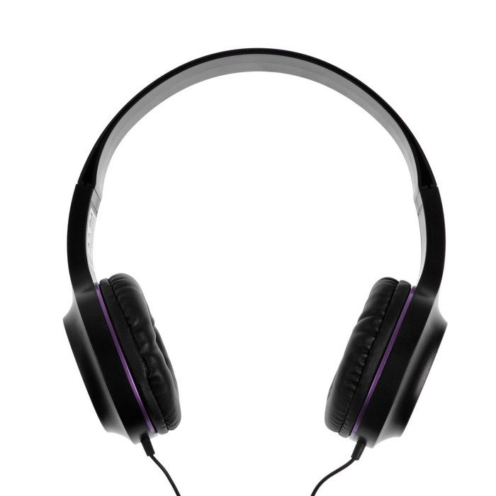 Комплект наушников Hoco W24, проводные, накладные + вакуумные, проводные, фиолетовые Комплект наушников Hoco W24, проводные, накладные + вакуумные, проводные, фиолетовые