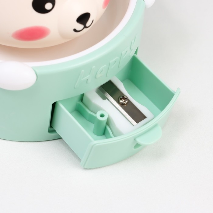 Светильник сенсорный с точилкой Светильник сенсорный с точилкой "Михалыч" LED, от USB/АКБ 6 Вт белый-зеленый 8х6х25 см RISALUX 1006