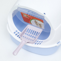 Туалет-домик 43 х 32 х 28 см, бело-синий Туалет-домик 43 х 32 х 28 см, бело-синий