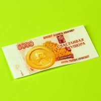 Съедобные деньги из вафельной бумаги &laquo;Денег нет&raquo;