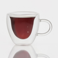 Кружка стеклянная с двойными стенками Magistro «Сердце», 250 мл Кружка стеклянная с двойными стенками Magistro «Сердце», 250 мл