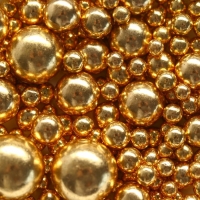 Посыпка кондитерская пасха фигурная: золотая, 25 г.