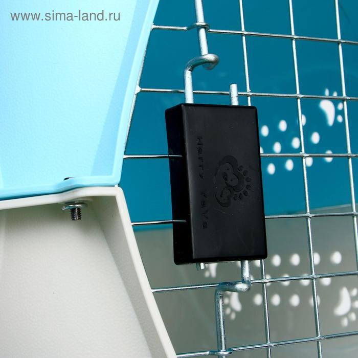 Переноска для животных пластиковая, 47,5 х 33 х 31 см, голубая Переноска для животных пластиковая, 47,5 х 33 х 31 см, голубая