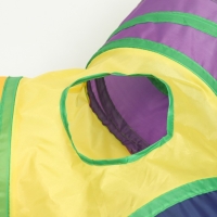 Туннель для кошек шуршащий "Рогатка", 85 х 25 см, разноцветный Туннель для кошек шуршащий "Рогатка", 85 х 25 см, разноцветный