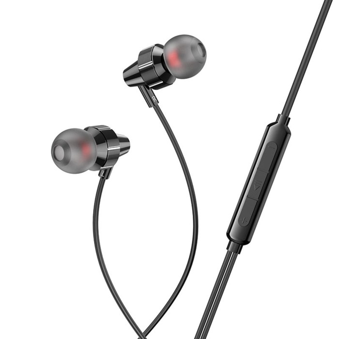 Наушники Hoco M90, проводные, вакуумные, Type-C, 1.2 м, чёрные Наушники Hoco M90, проводные, вакуумные, Type-C, 1.2 м, чёрные