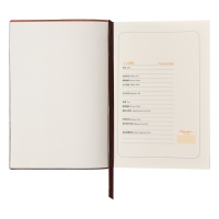 Ежедневник недатированный А5, 80 листов, линия, обложка кожзам лайт, Синий Ежедневник недатированный А5, 80 листов, линия, обложка кожзам лайт, Синий