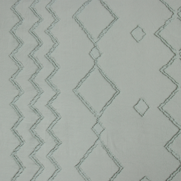 Постельное бельё LoveLife Tufting 2сп Постельное бельё LoveLife Tufting 2сп "Орнамент" 175*215см,200*230см,50*70см-2шт, цвет зеленый, 110 г/м2