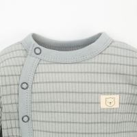 Боди с длинным рукавом Крошка Я, BASIC LINE, рост 80-86 см, полоска серая Боди с длинным рукавом Крошка Я, BASIC LINE, рост 80-86 см, полоска серая