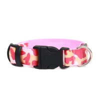 Ошейник с подсветкой Милитари 3 режима свечения размер М, ОШ 32-50 х 2,5 см розовый Ошейник с подсветкой Милитари 3 режима свечения размер М, ОШ 32-50 х 2,5 см розовый