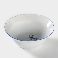 Салатник фарфоровый &laquo;Гуси&raquo;, 300 мл, d=14 см