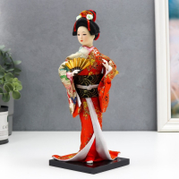 Кукла коллекционная "Гейша с веером" МИКС 27х9,5х9,5 см Кукла коллекционная "Гейша с веером" МИКС 27х9,5х9,5 см