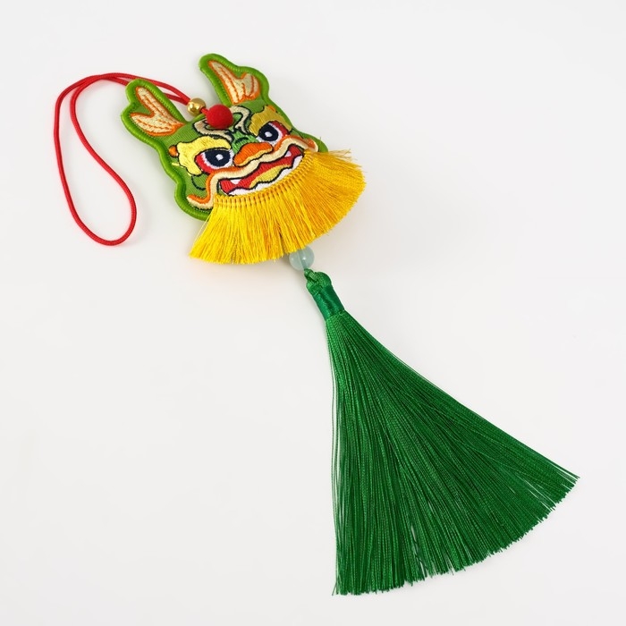 Подвеска-саше текстиль Подвеска-саше текстиль "Дракон" зелёная 2х7,5х24 см