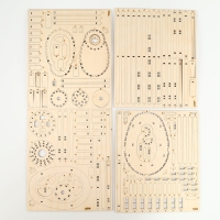 Деревянный конструктор &laquo;Маяк Анива&raquo;, 39х18 см, 168 деталей