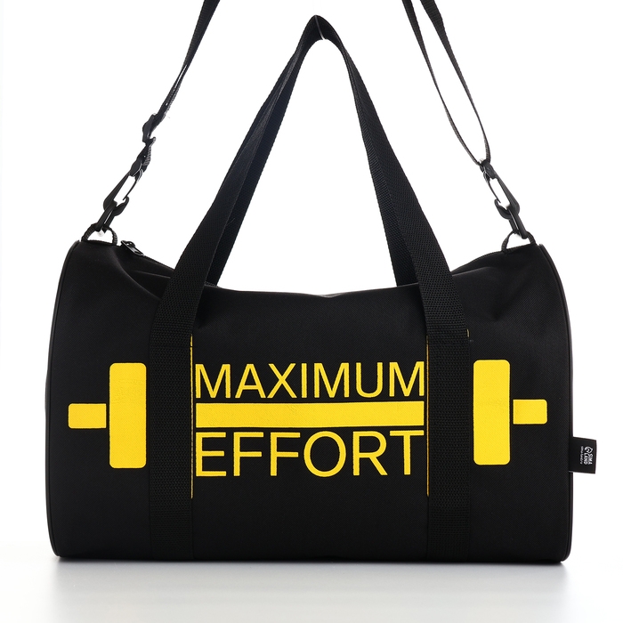 Сумка спортивная мужская, TEXTURA, маленький размер, цвет чёрный Сумка спортивная мужская, TEXTURA, маленький размер, цвет чёрный