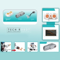 Конструктор радиоуправляемый &laquo;Робот осьминог&raquo;, 816 деталей