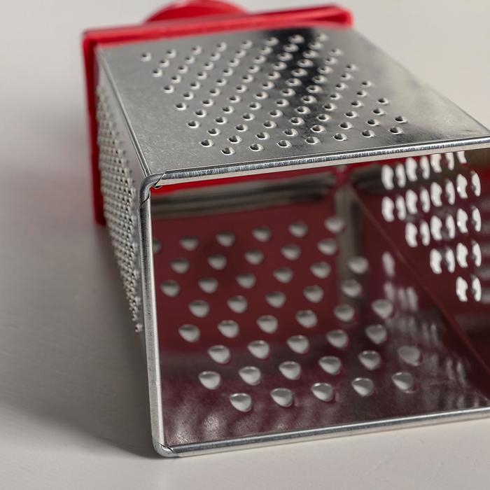 Тёрка «Комфорт», 4 грани, с круглой ручкой, 11×8,5×23 см, цвет МИКС Тёрка «Комфорт», 4 грани, с круглой ручкой, 11×8,5×23 см, цвет МИКС