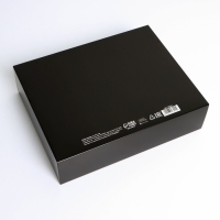 Коробка подарочная складная, упаковка, «Чёрная», 31 х 24.5 х 8 см, БЕЗ ЛЕНТЫ Коробка подарочная складная, упаковка, «Чёрная», 31 х 24.5 х 8 см, БЕЗ ЛЕНТЫ