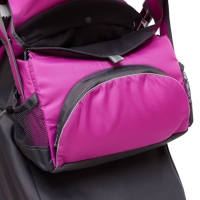 Санки-коляска &laquo;Наши детки 5-1&raquo; со снеговиком, цвет орхидея