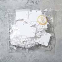 Ценник набор 100 шт., 3&times;4, цвет белый