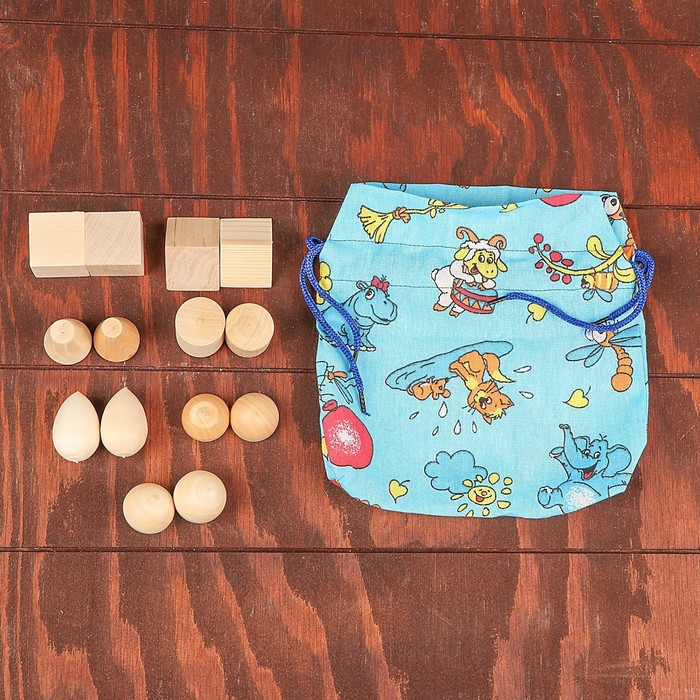 Счётный материал, геометрия &laquo;Волшебный мешочек&raquo; МИКС