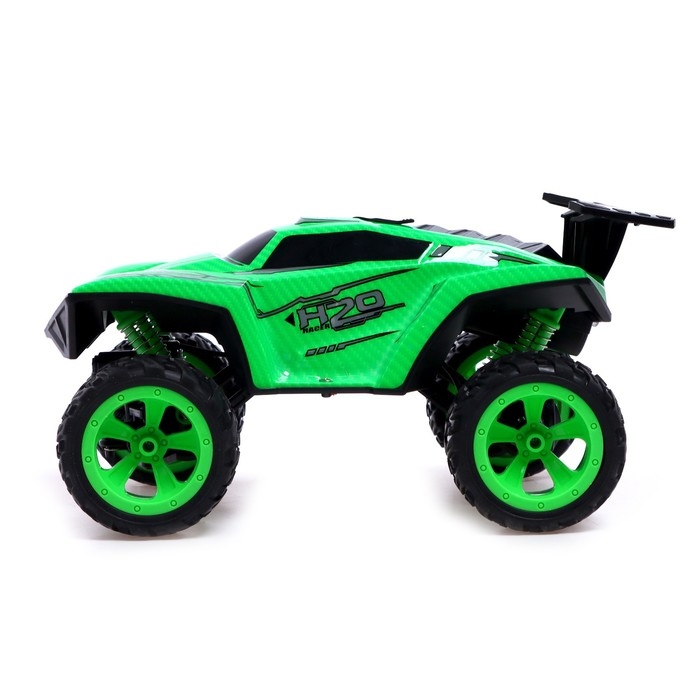 Джип радиоуправляемый &laquo;Призрак&raquo;, полный привод, 4WD, эффект дыма, цвет зелёный