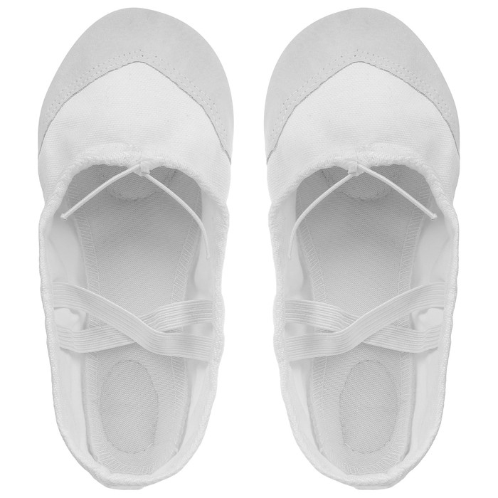 Балетки спортивные, р. 24, длина стопы 16 см, цвет белый Балетки спортивные, р. 24, длина стопы 16 см, цвет белый