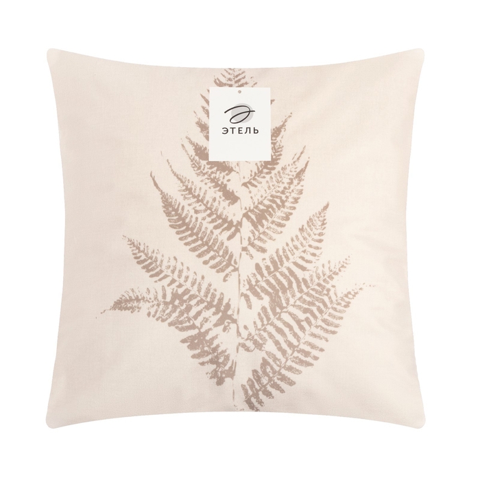 Наволочка декоративная Этель &laquo;Leaf&raquo;, 40х40 см, 100 п/э, велюр