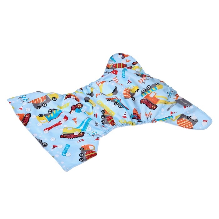 Трусики-подгузник, многоразовый, &laquo;Транспорт&raquo;, Крошка Я