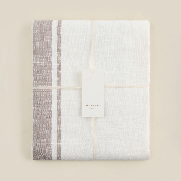 Скатерть SL HOME "Persistent" 250х140см, лен 100%, 260 гр/м2