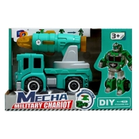 Конструктор винтовой &laquo;Военная техника&raquo;, 2 в 1 робот-машина