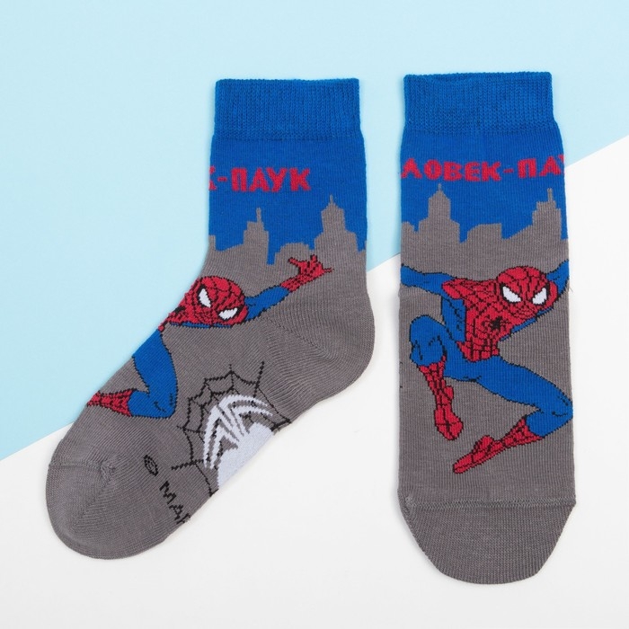 Носки детские «Человек Паук: Ночной город», 18-20 см Носки детские «Человек Паук: Ночной город», 18-20 см